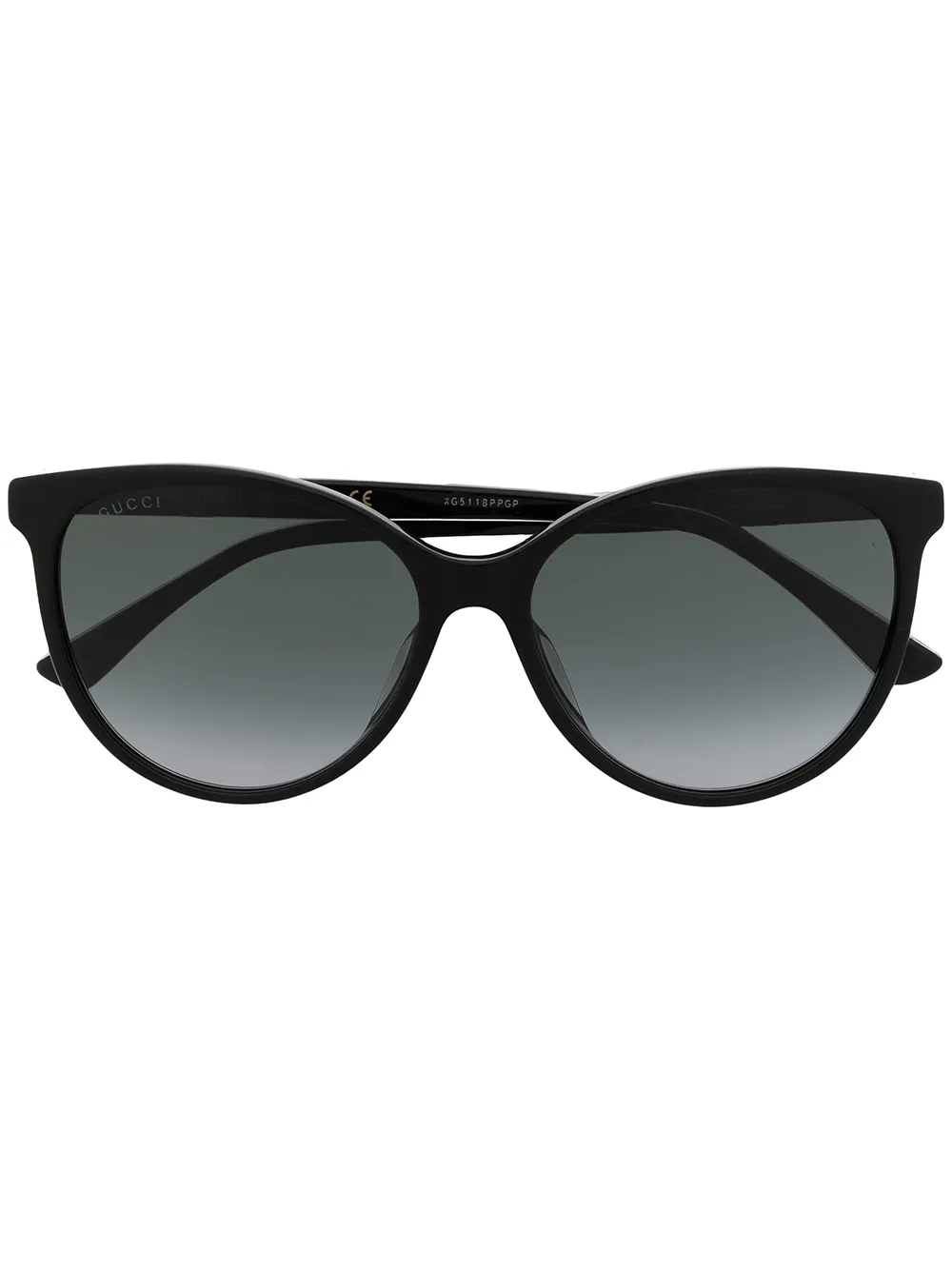 

Gucci Eyewear lentes de sol con detalle Web - Negro