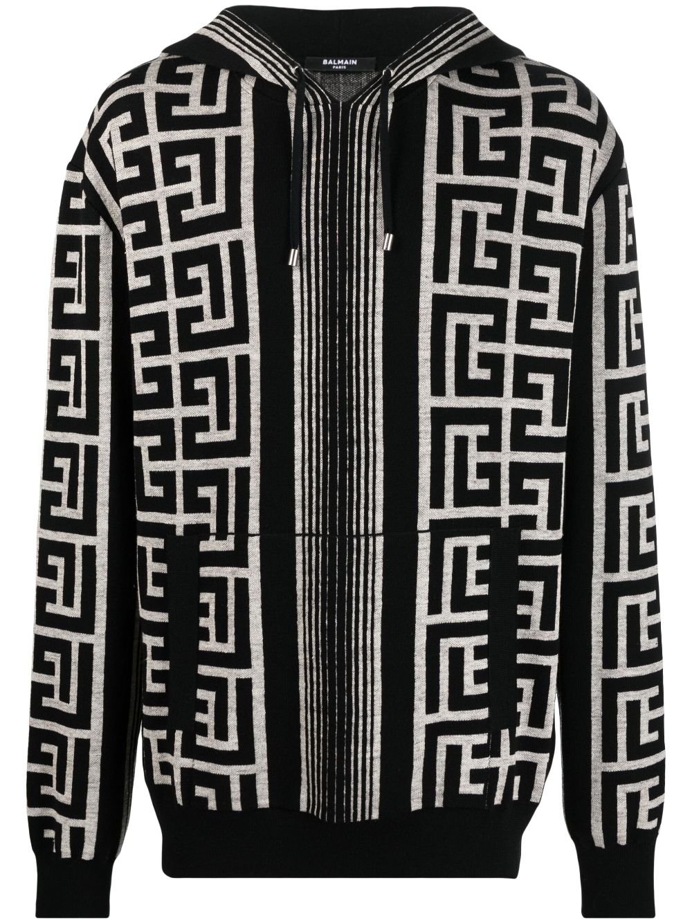 Cheap Balmain maxi monogram hoodie Men