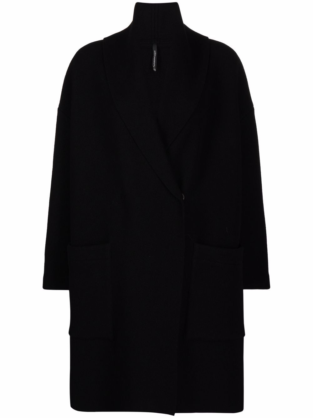 фото Pierantoniogaspari contrast-stitch single-breasted coat