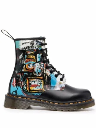 1460 basquiat leather ankle boots