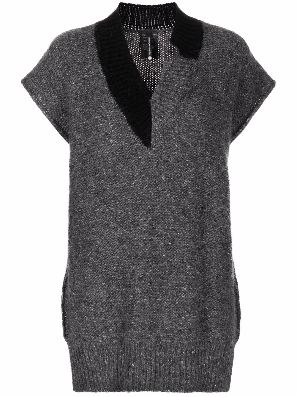 фото Pierantoniogaspari asymmetric knitted vest