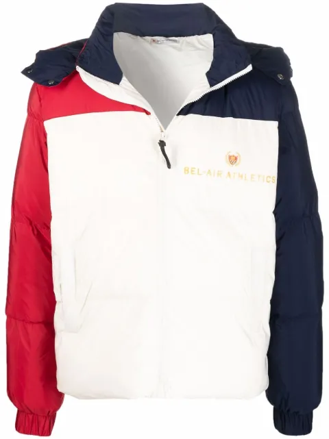 BEL-AIR ATHLETICS padded tricolour jacket