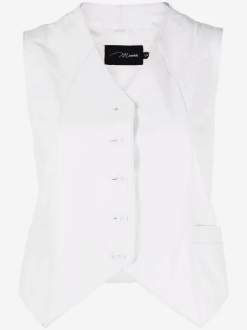 Manokhi button-down sleeveless vest