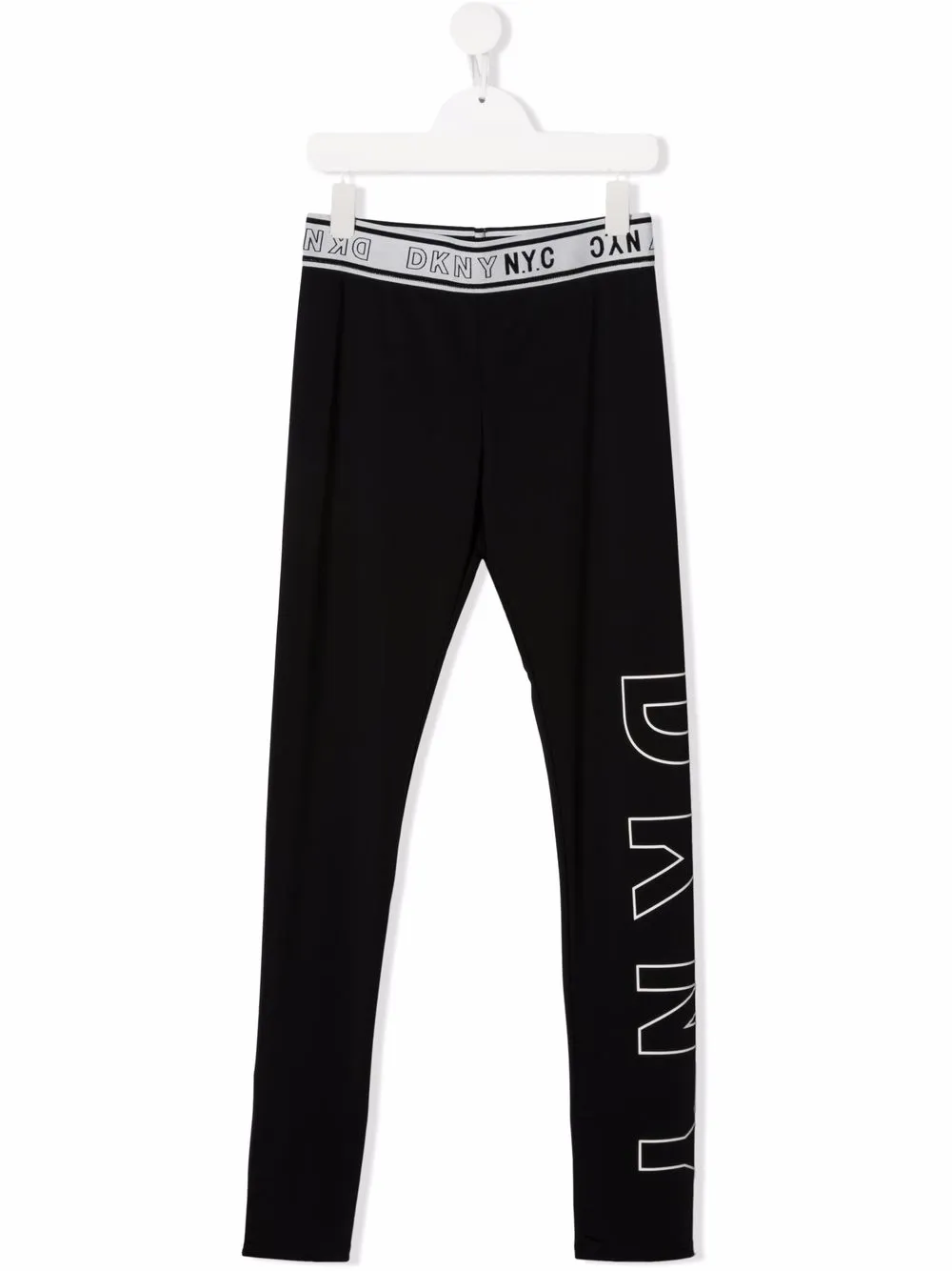 

Dkny Kids leggins con logo estampado - Negro
