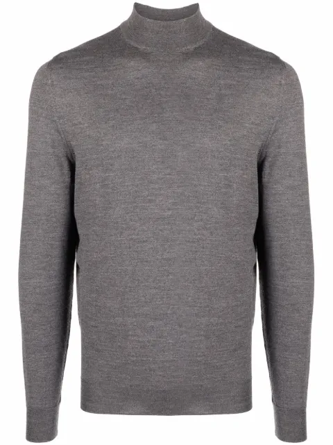 Drumohr roll neck jumper