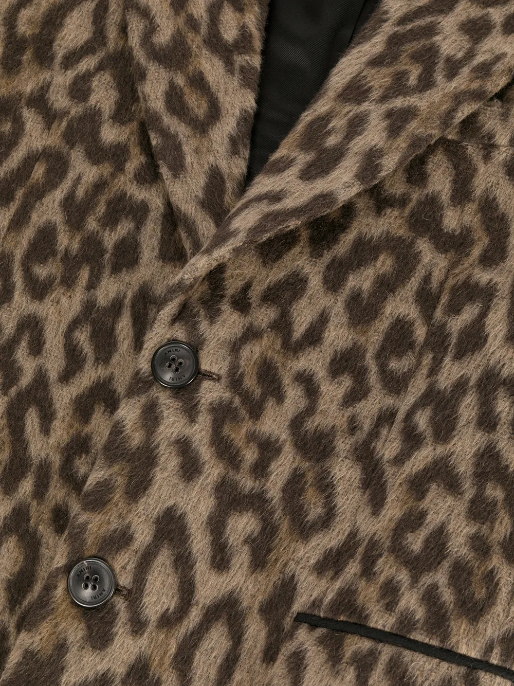 AMIRI Jas met luipaardprint Bruin