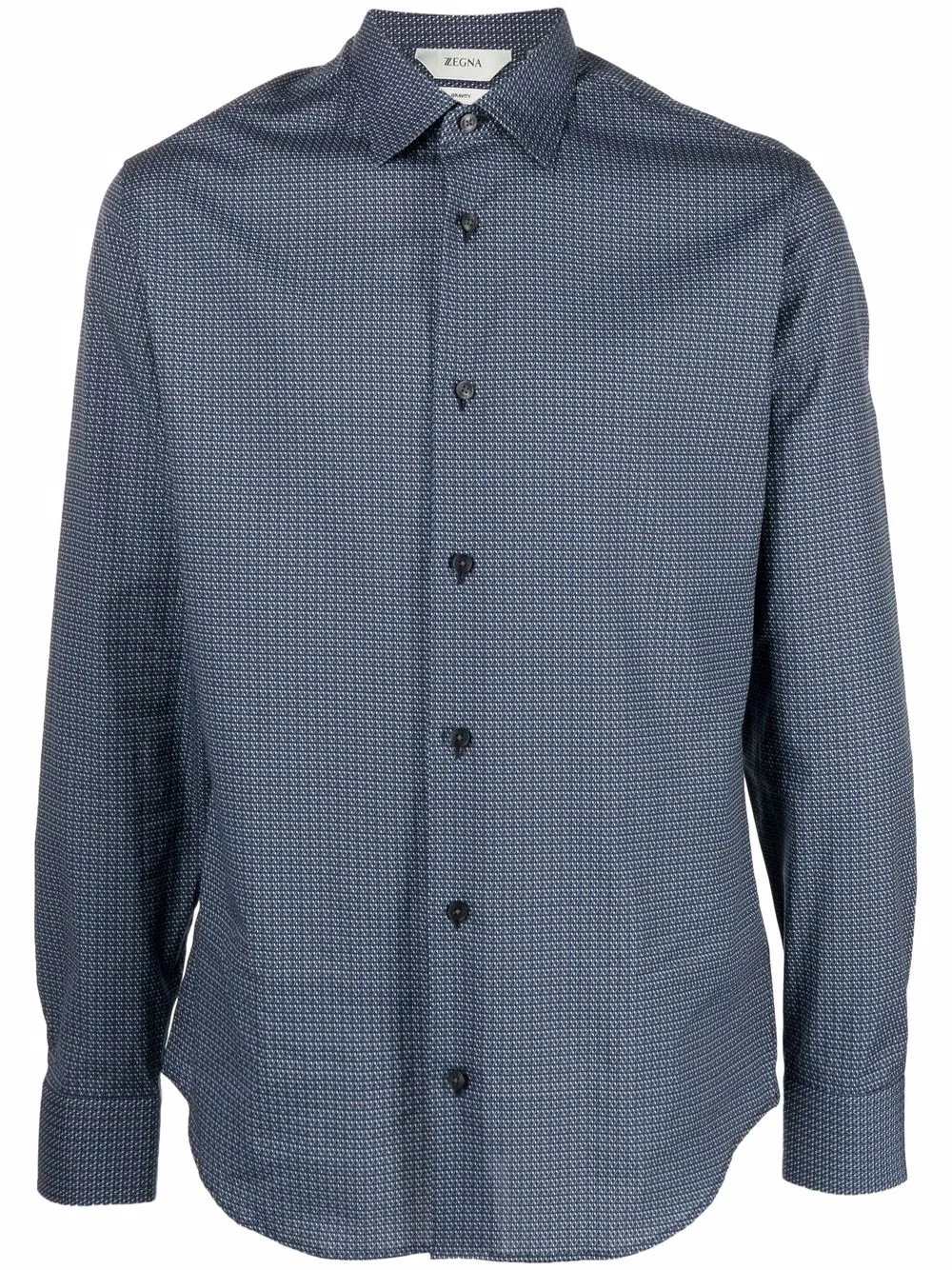 Ermenegildo Zegna XXX рубашка с геометричным принтом