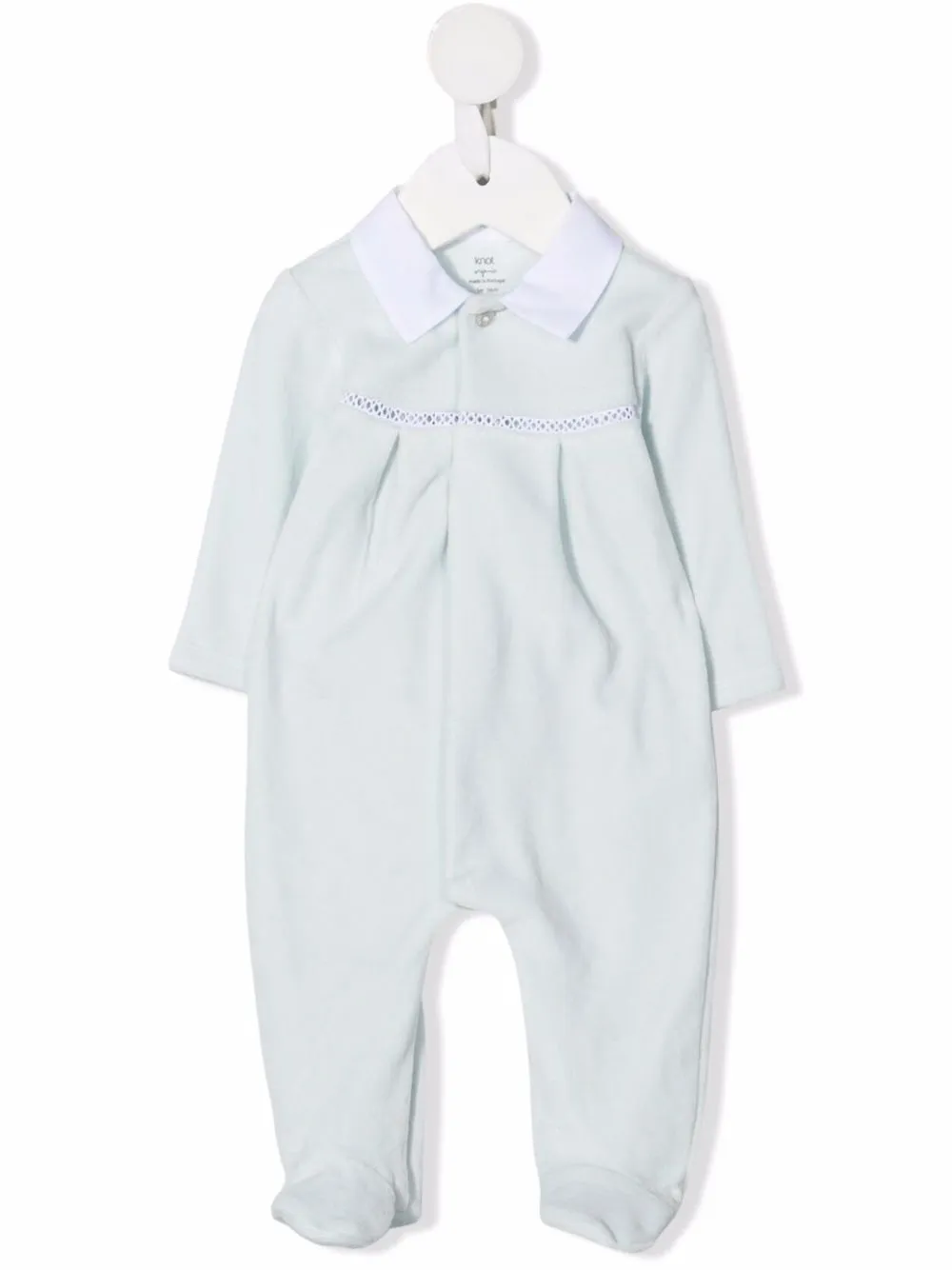 

Knot Dawn velvet pyjama - Blue