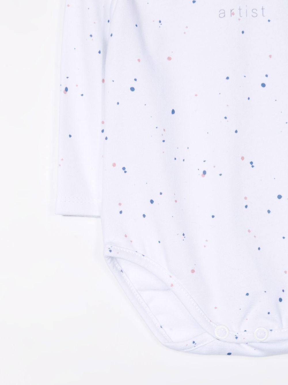 Shop Knot Dot Print Babygrow In White