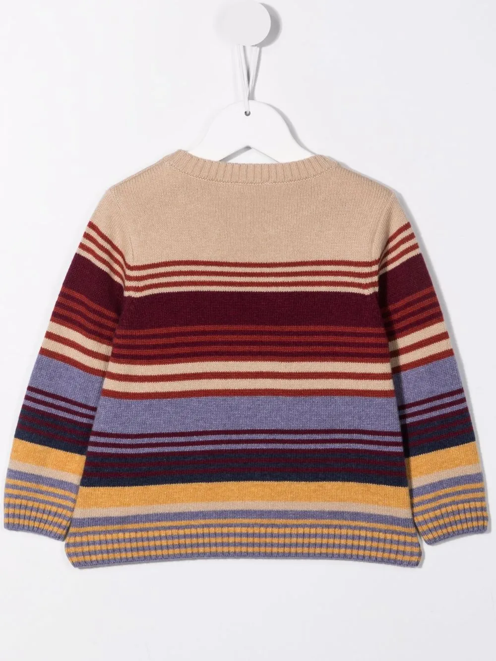 Knot Gestreepte trui - Beige