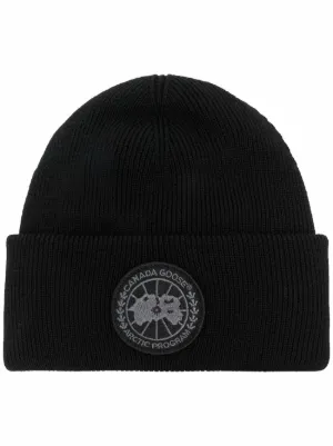 black label canada goose hat