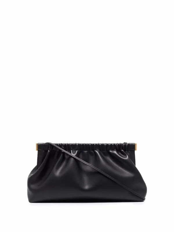 vegan leather clutch