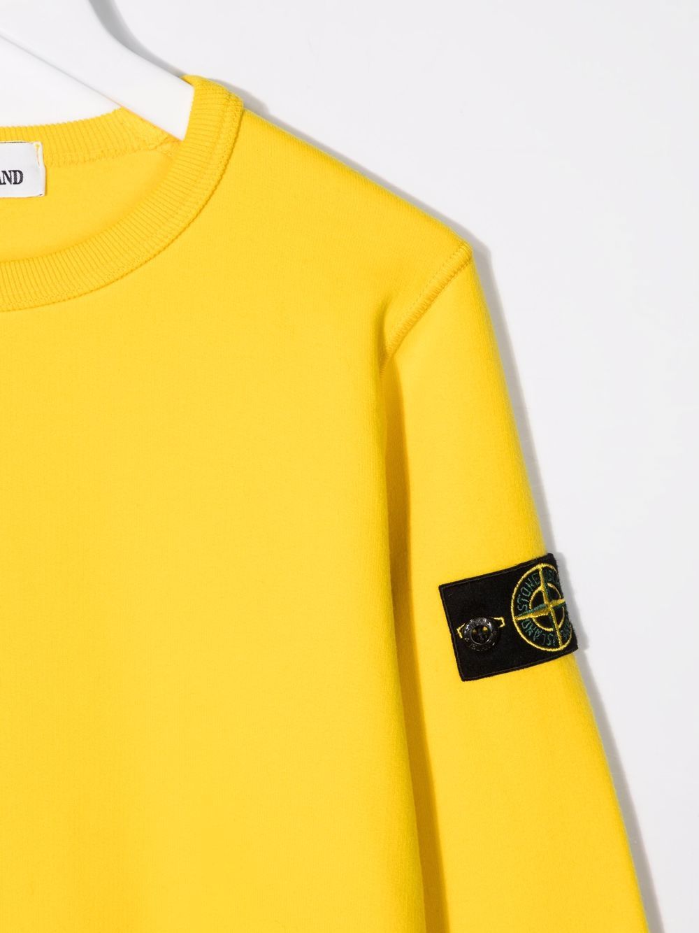 фото Stone island junior толстовка с нашивкой-логотипом