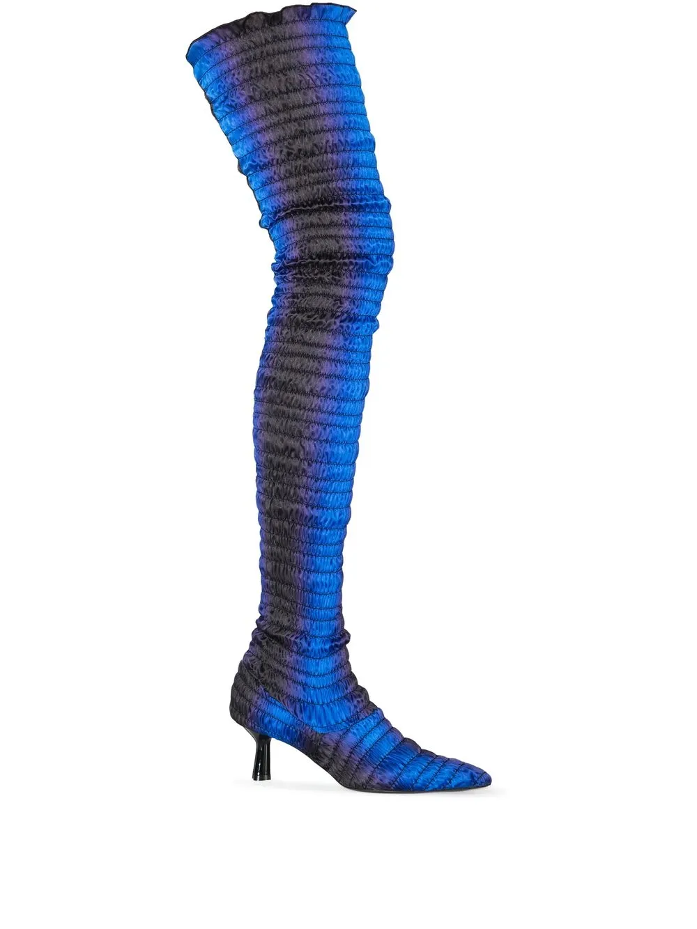 

Amy Crookes botas altas Victorine - Azul