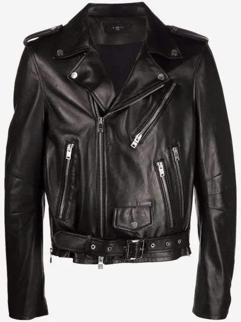 AMIRI leather biker jacket