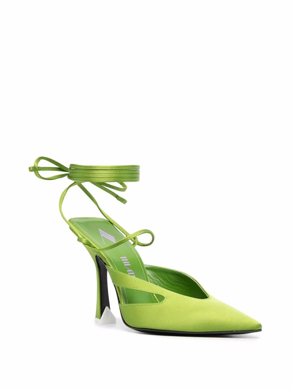 Image 2 of The Attico pointed-toe ankle-tie mules