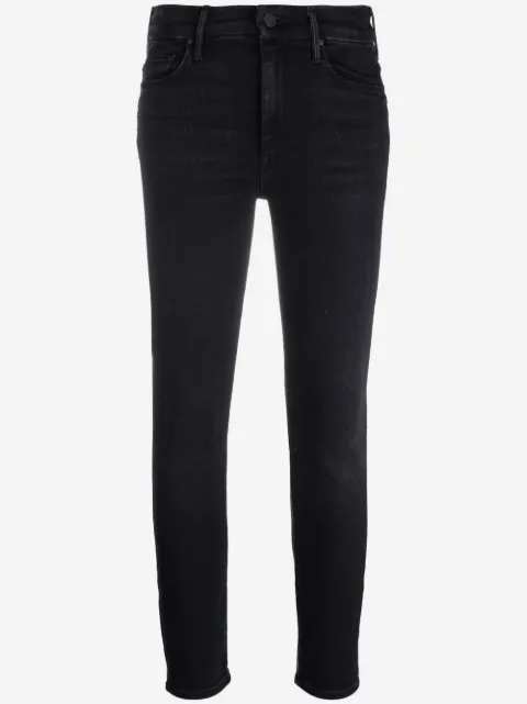 MOTHER high-rise cropped skinny jeans