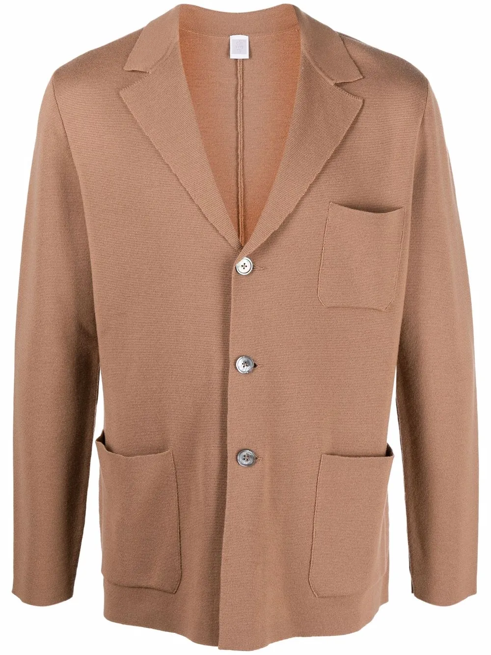 Eleventy notched-lapels button-up cardigan | Brown | Image 1