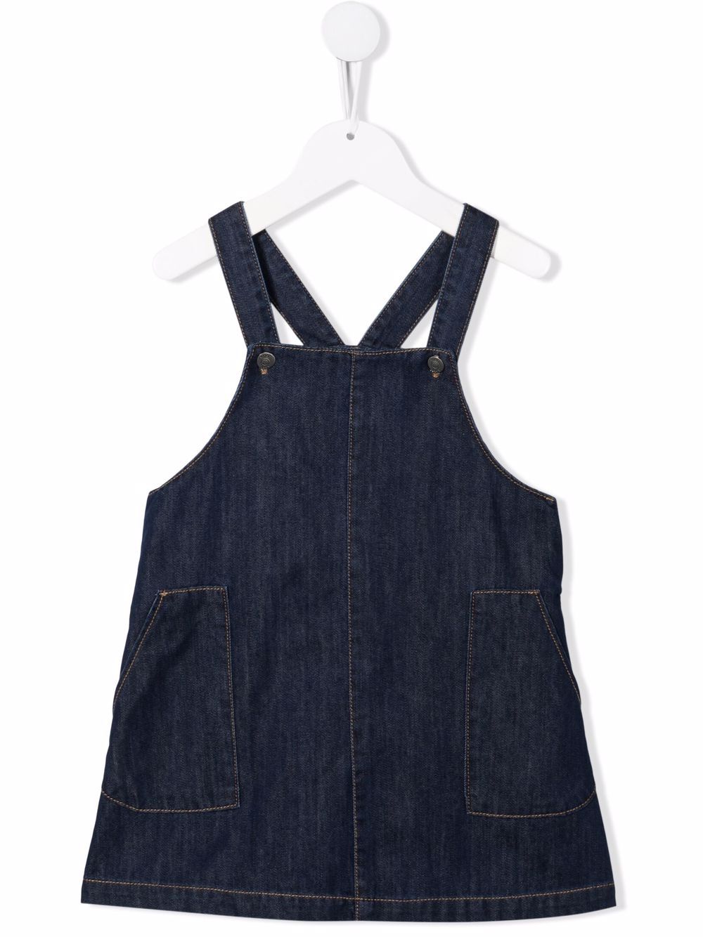 Knot Pepper Denim Pinafore Dress - Farfetch