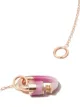 Marla Aaron 14kt rose gold Peony chubby baby lock charm