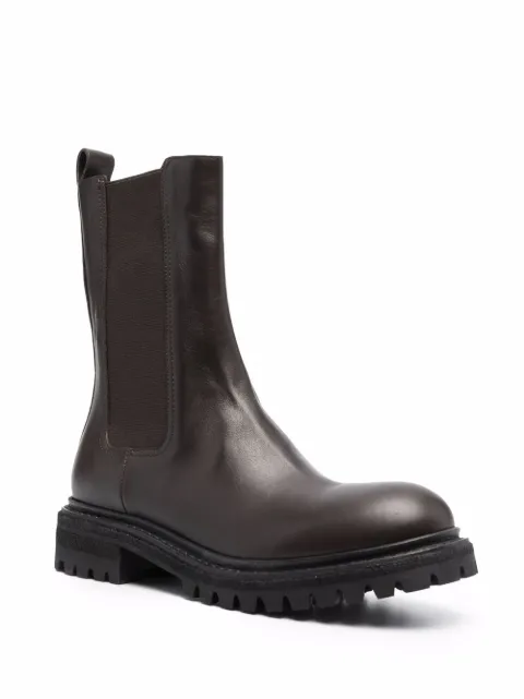 Del Carlo chunky leather boots 11207 - 1