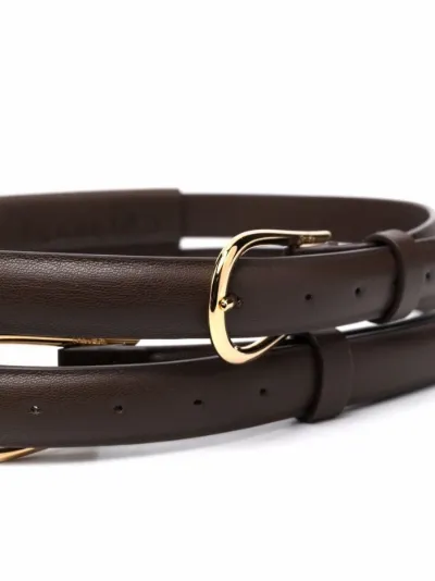 Horace double-buckle belt | Nanushka 