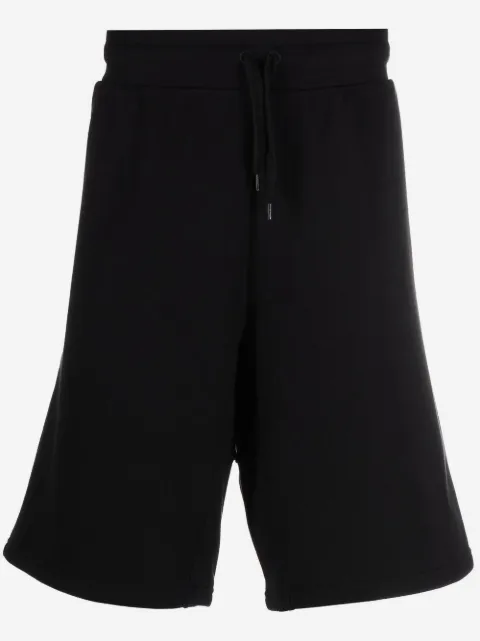 Moschino embroidered-logo jogger shorts
