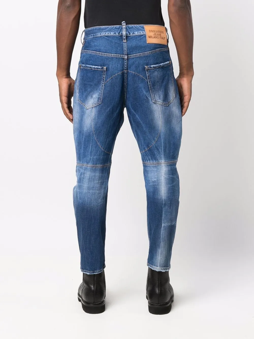 фото Dsquared2 зауженные джинсы средней посадки