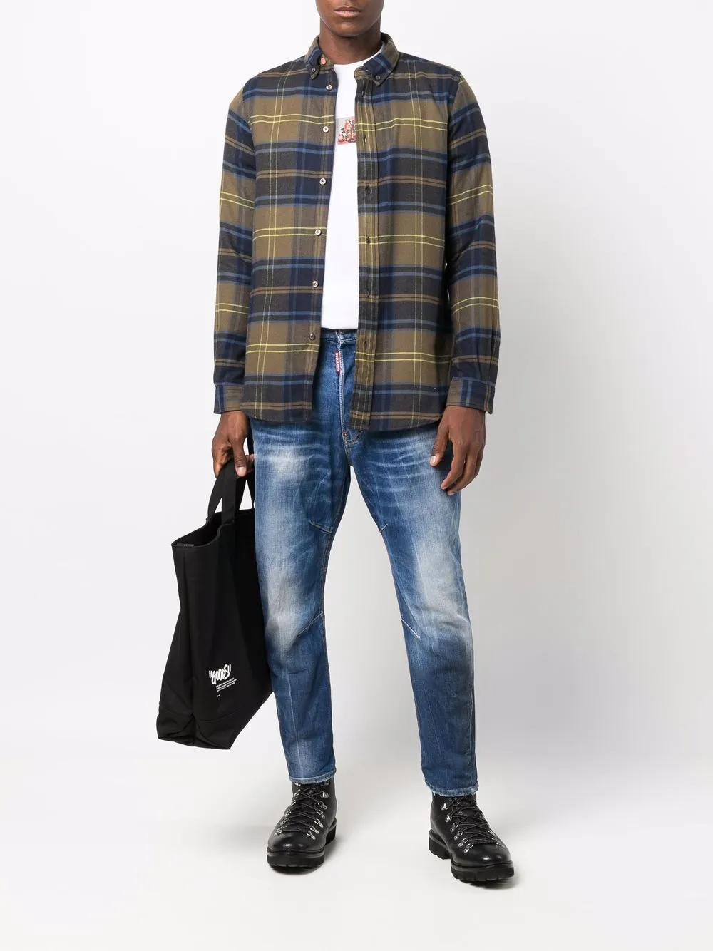 фото Dsquared2 зауженные джинсы средней посадки