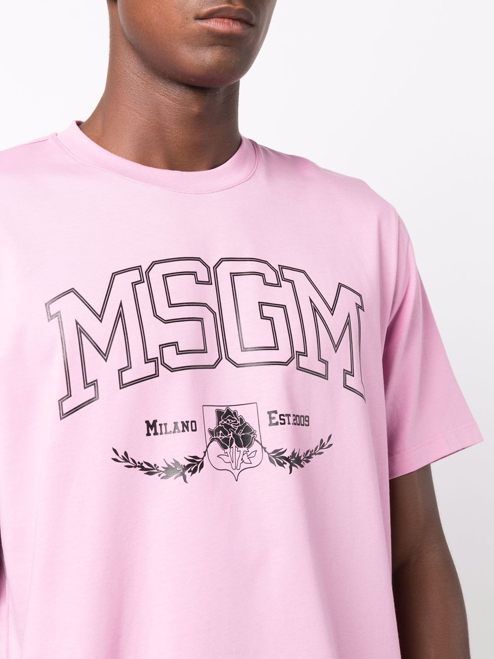 фото Msgm футболка est. 2009 с логотипом