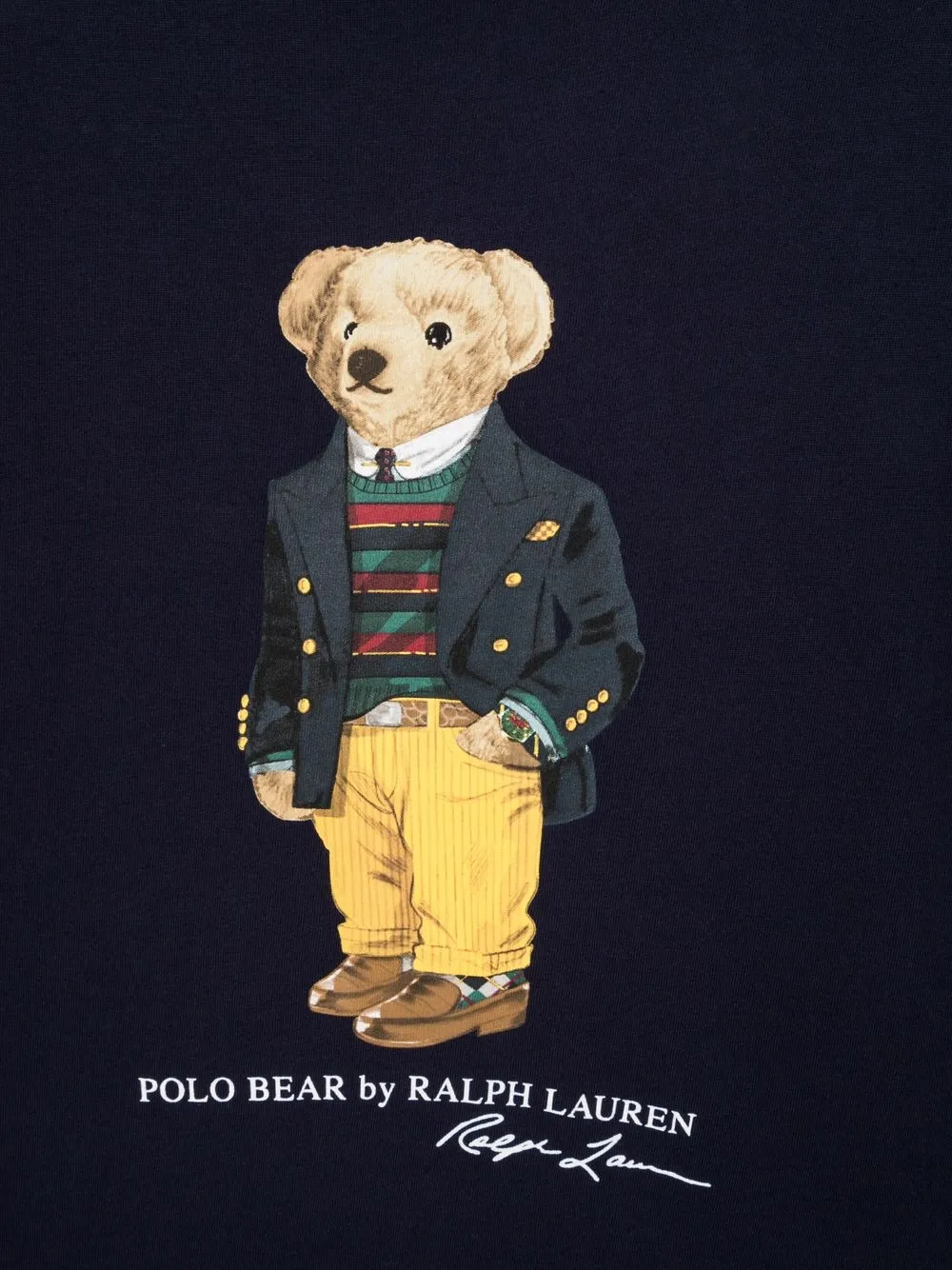 фото Ralph lauren kids толстовка с принтом polo bear