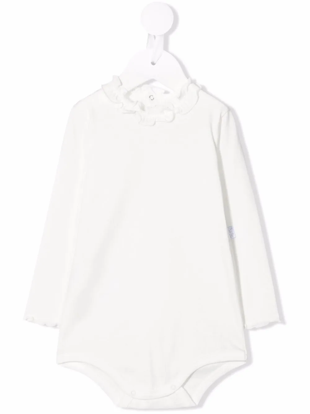 

Il Gufo frilled-collar cotton body - White