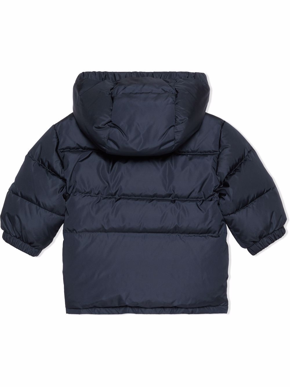 Image 2 of Gucci Kids padded logo-patch hooded coat
