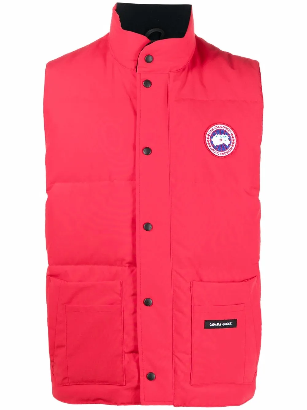 фото Canada goose пуховик без рукавов с нашивкой-логотипом