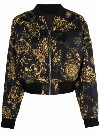 Baroque print hot sale beach jacket