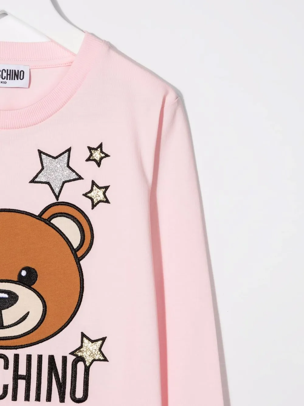 фото Moschino kids футболка с принтом