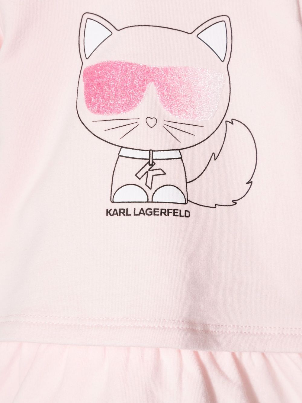 фото Karl lagerfeld kids платье-свитер choupette