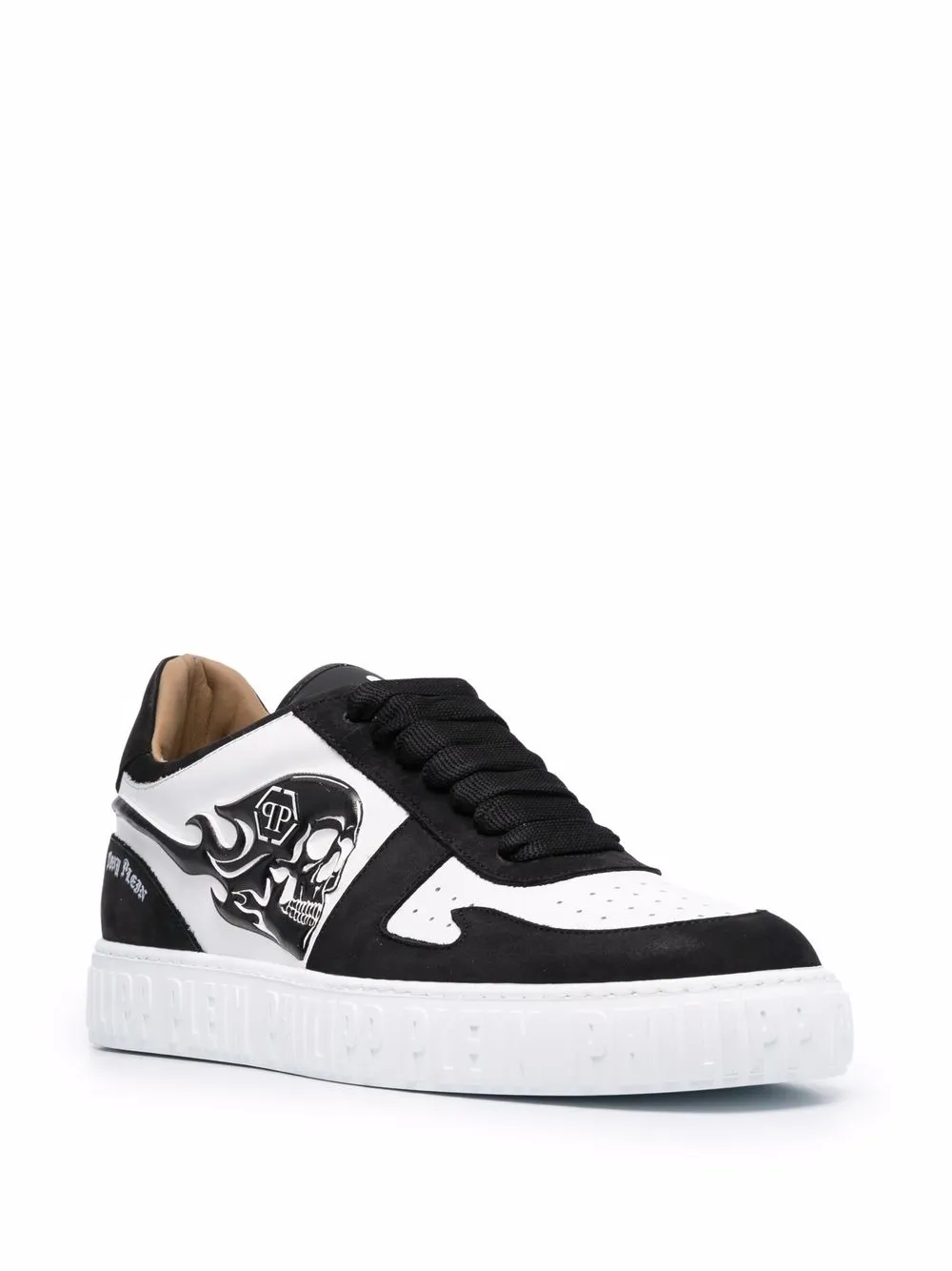 фото Philipp plein кроссовки с декором skull