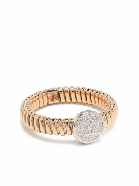 Tirisi 18kt white and rose gold diamond ring