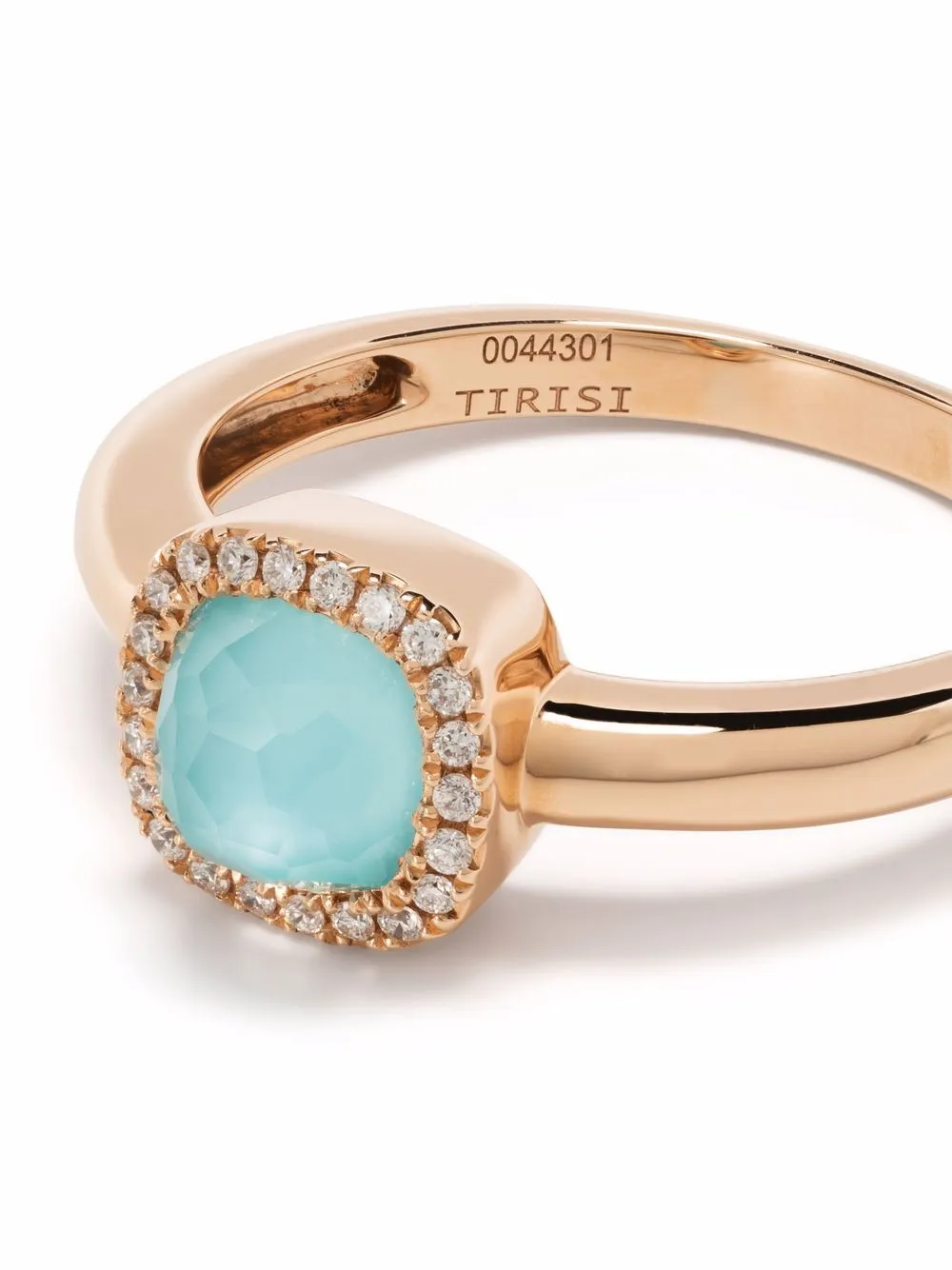 Tirisi 18kt Milano Sweeties Rotgoldring mit Diamanten | Ringe (Echtschmuck) | Image 3