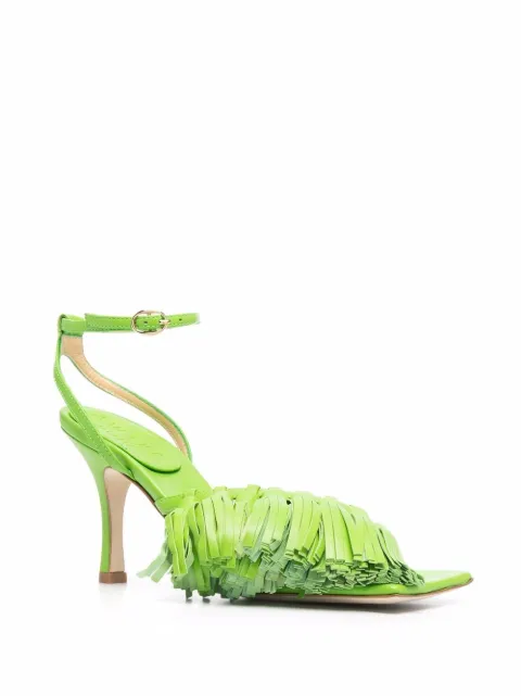 A.W.A.K.E. Mode fringed leather sandals 