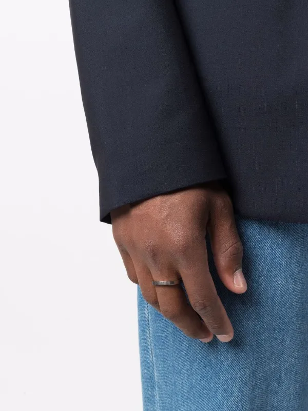 Maison Margiela メゾン・マルジェラ ロゴ リング - FARFETCH