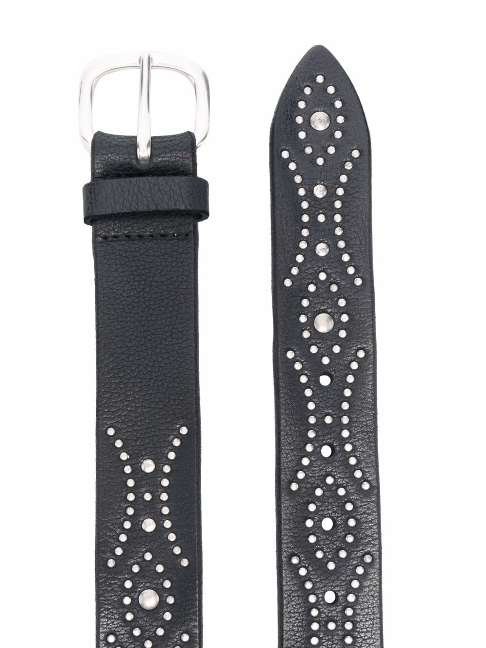 Image 2 of Orciani studded leather belt