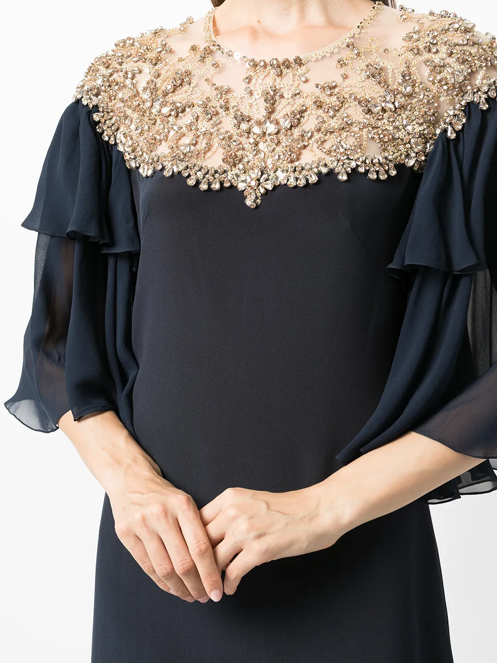 фото Jenny packham вечернее платье с кристаллами