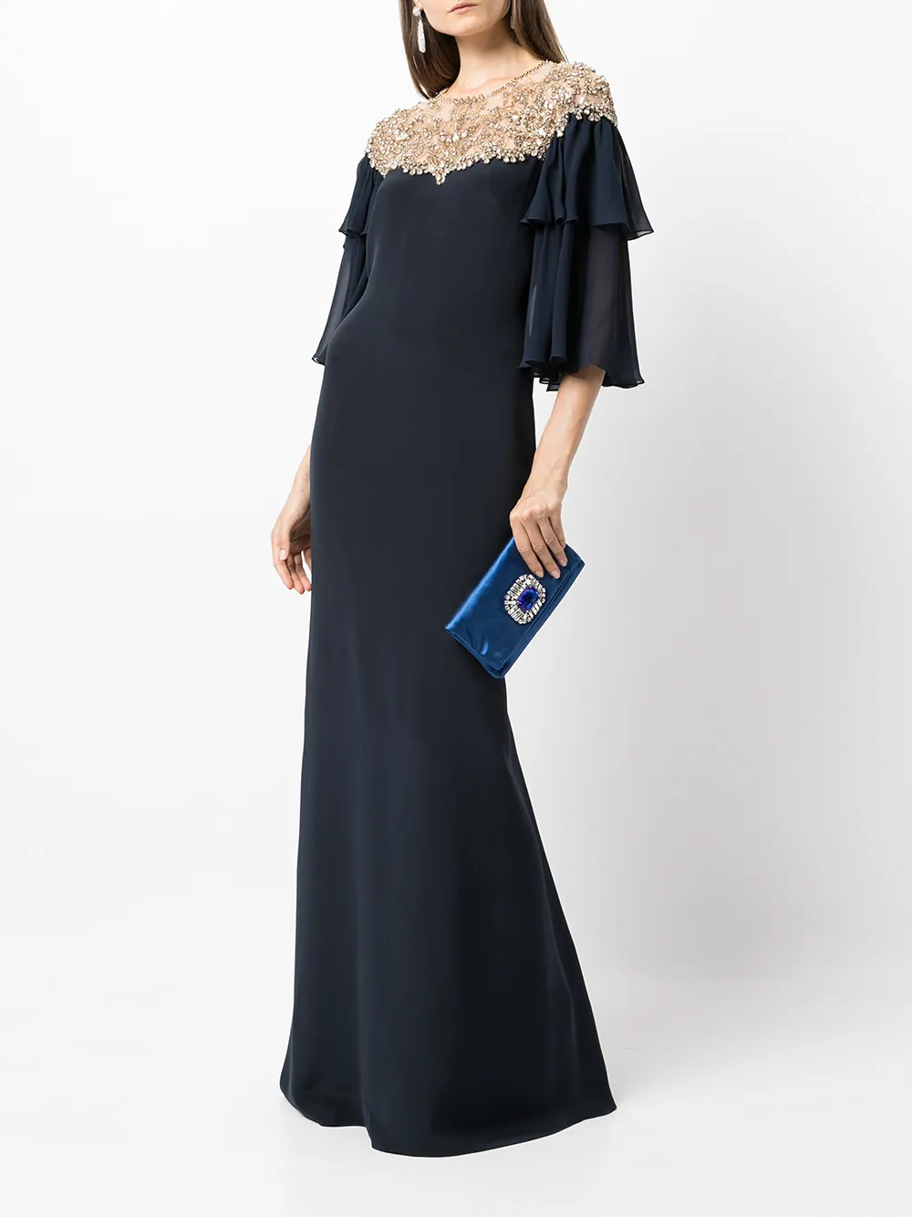 фото Jenny packham вечернее платье с кристаллами