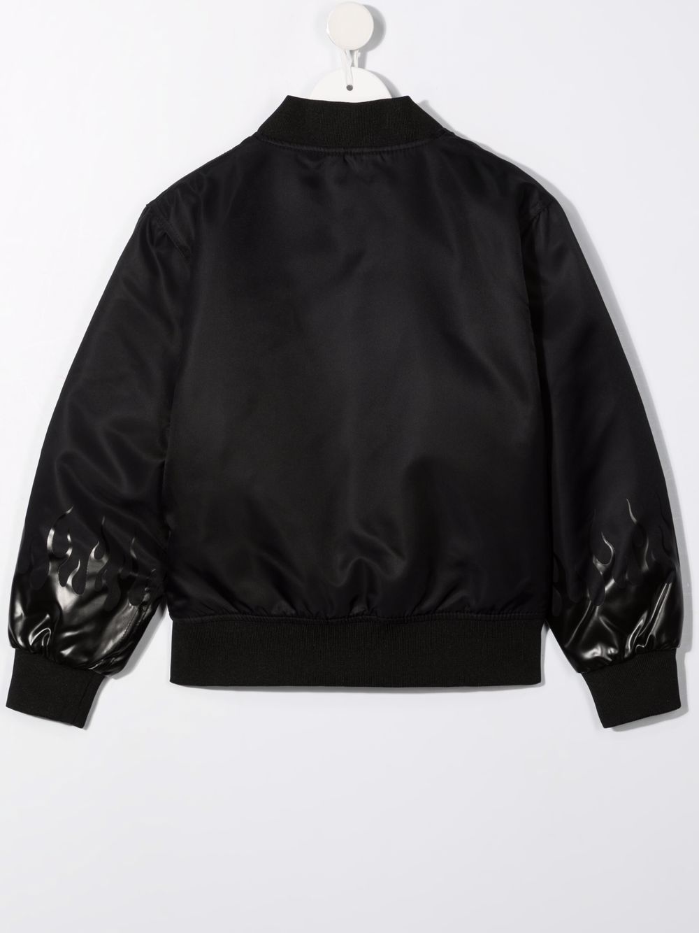 фото Vision of super kids flame-embroidered bomber jacket