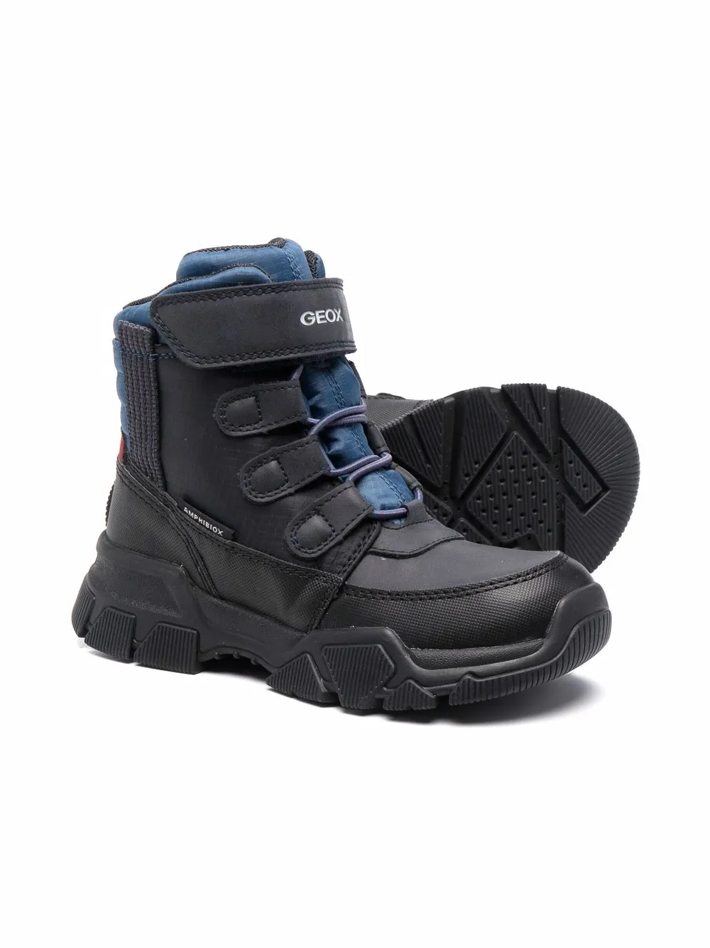 фото Geox kids ботинки nevegal со вставками