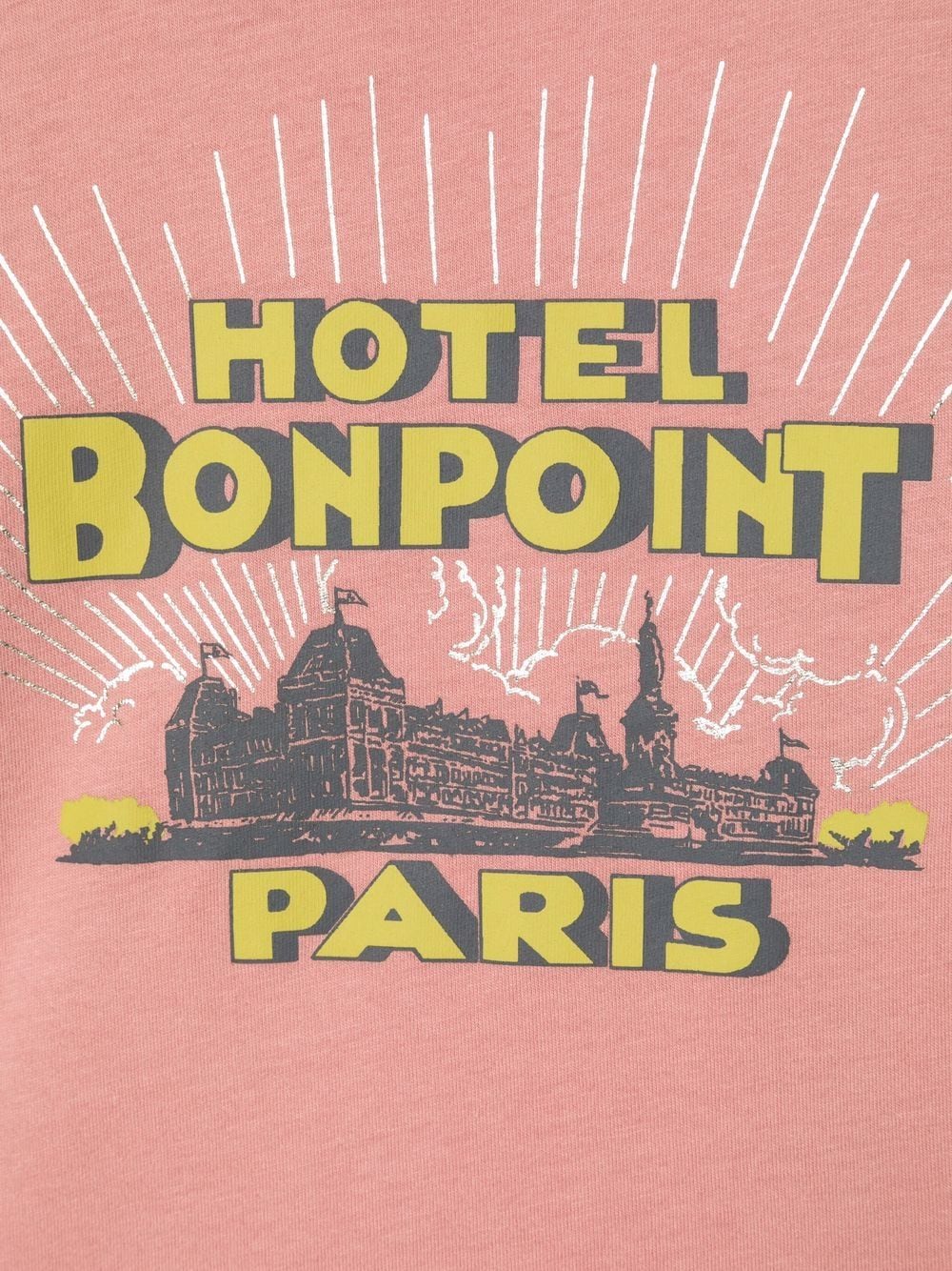 Shop Bonpoint Hotel  Graphic-print Sweatshirt In Pink