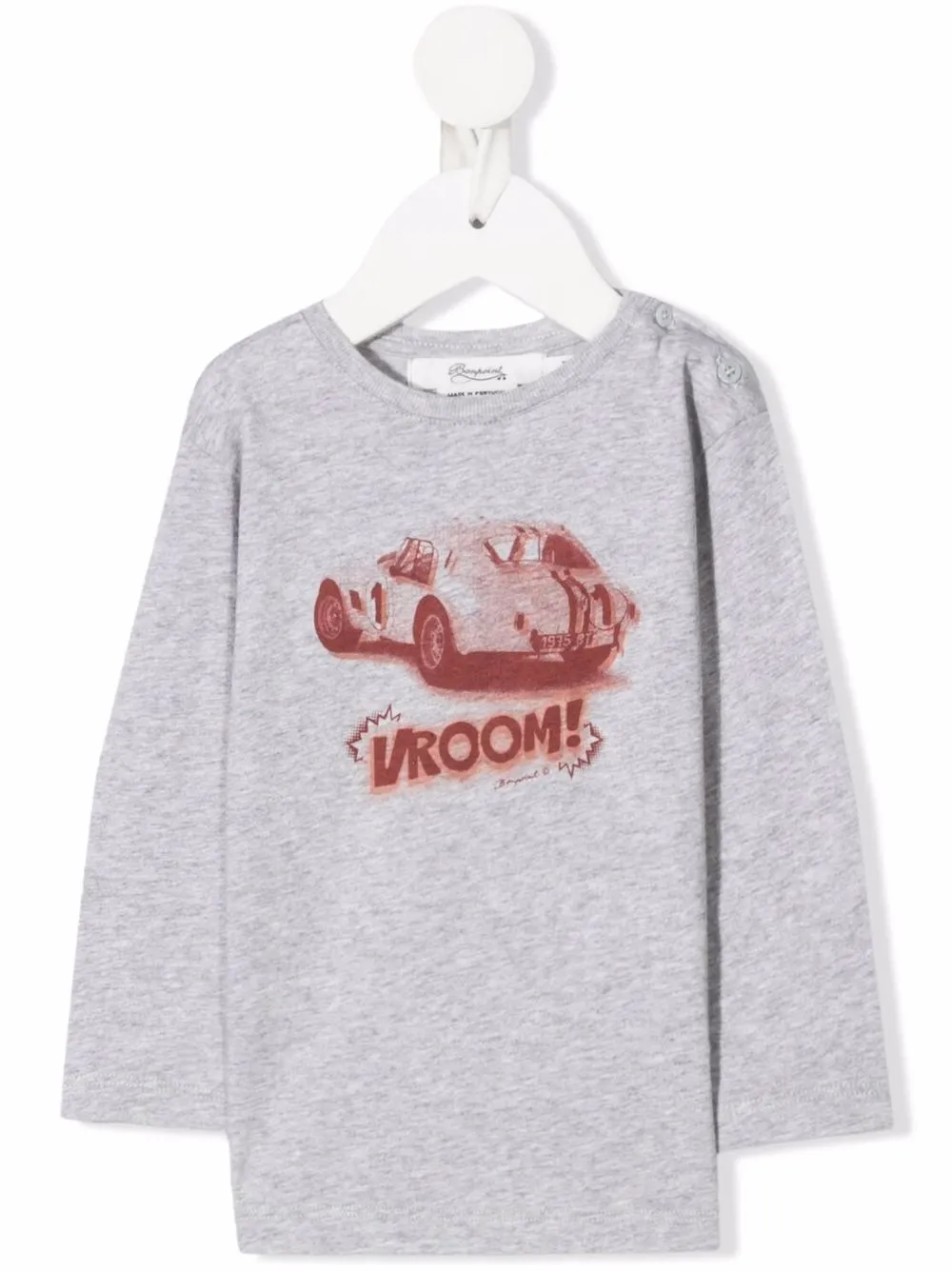 

Bonpoint playera con estampado gráfico - Gris