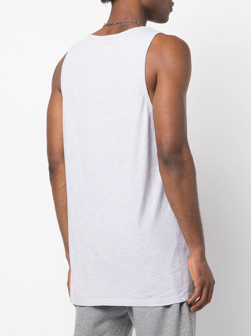 Shop John Elliott Round-neck Tank Top In Grey